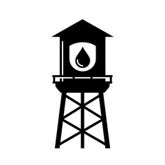 water, tower, icon, vector, tank, storage, silhouette, structure, elevated, utility, supply, infrastructure, liquid, outline, clipart, container, design, building, architecture, engineering, construct