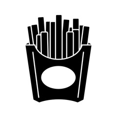 fries, icon, vector, snack, food, silhouette, fast, french, potato, outline, crispy, fried, salty, meal, design, clipart, illustration, lunch, restaurant, container, takeaway, box, side, tasty, crunch