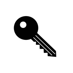 key, silhouette, icon, black, security, access, lock, vector, symbol, password, safe, protection, unlock, door, safety, illustration, graphic, design, shape, element, privacy, simple, flat, outline, s