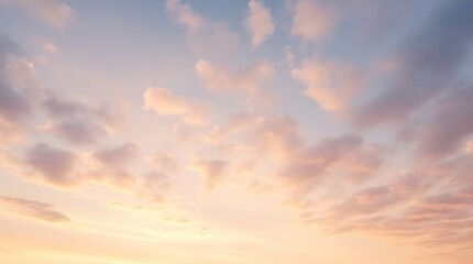 Sunset sky background. Beautiful sky with clouds at sunset or sunrise.