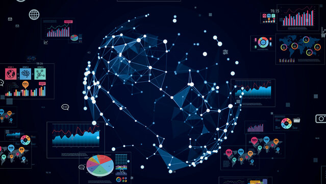 Communication network and statistics data concept