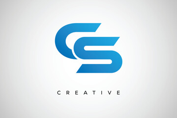 CS Creative Monogram Letter mark Logo – Modern Branding Design & Business Identity