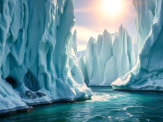 iceberg in the sea