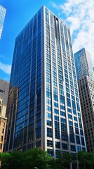 Obraz premium Modern skyscraper in city