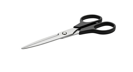 Obraz premium Black handled scissors isolated on white background 8.