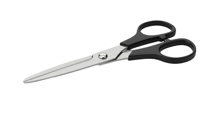 Obraz premium Black handled scissors isolated on white background 7.