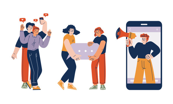 Engaging and Interactive Social Media Engagements, Collaborations, and Connections