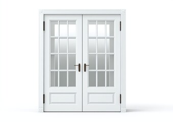 White double doors with glass panes (1)