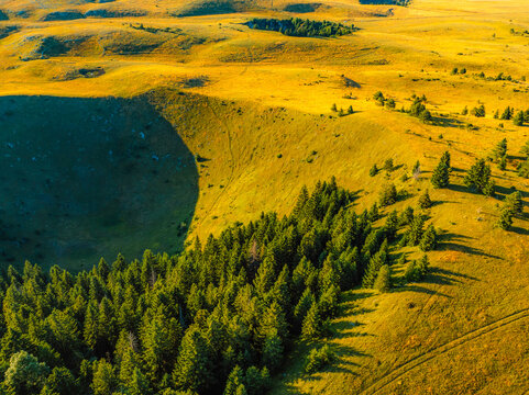 Group of collapse sinkholes on the Kupres Polje (Kupre&scaron;ko polje) within Dinaric karst of western Bosnia and Herzegovina known as Japage.