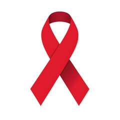 Red Ribbon Awareness Symbol – Unite Against HIV/AIDS Globally