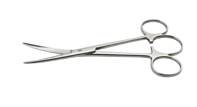 curved surgical forceps medical instrument 1.