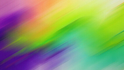 Colorful Diagonal Streaks of Purple Yellow Green and Orange Abstract Background Keywords: abstract, background, color, diagonal, streaks, motion, blur, light, gradient, purple, yellow, green
