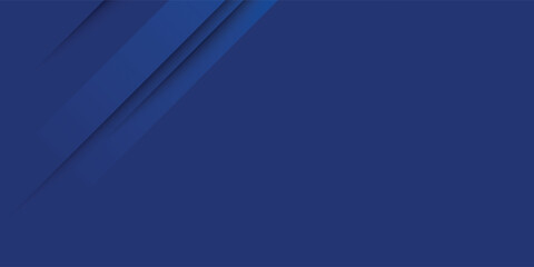 Obraz premium Modern abstract blue background with diagonal line. Simple graphic design element. Futuristic concept. Horizontal banner template with space for your text.modern graphic design