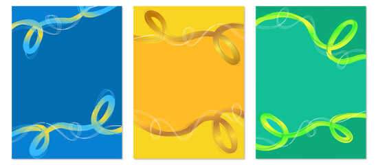 Graphic lines in hexagonal shapes and sharp, diverse colors. Style with space for text - design for social media background, postcards, posters, flyers, brochures, and other.