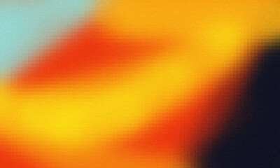Abstract yellow and orange blurred light glow backdrop creates a colorful pattern with a texture of fire and motion