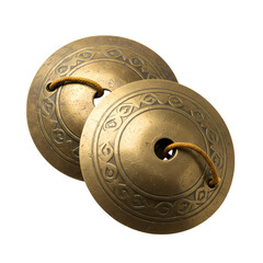 Pair of Antique Brass Finger Cymbals
