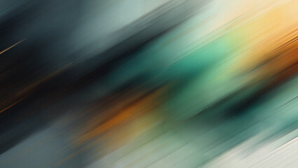 Diagonal Streaks of Dark Teal Orange and Yellow Abstract Background Keywords: abstract, background, dark teal, orange, yellow, streaks, diagonal, motion, blur, light, color, vibrant, gradient