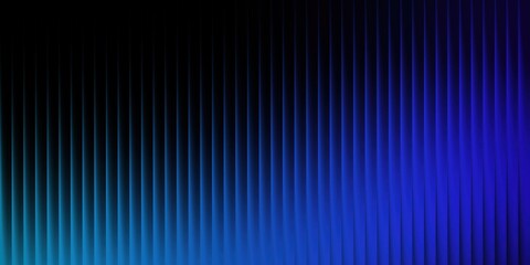 Abstract gradient background with vertical lines in blue and black colors