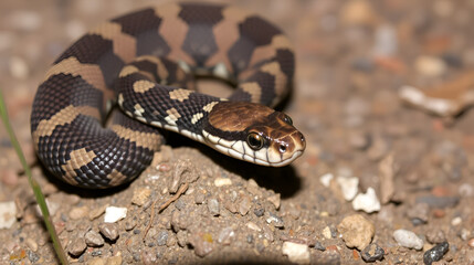 Fototapeta premium Western Pygmy Rattlesnake (Sistrurus miliarius streckeri)
