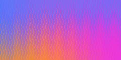 Dynamic gradient background with wavy lines creates a visually appealing design