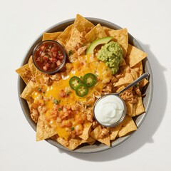 Crispy Tortilla Chips with Cheese