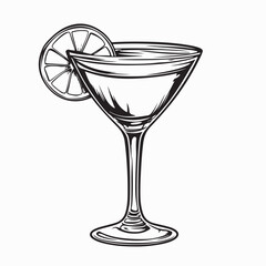 Zesty Margarita with Lime Vector Art Person Enjoying Cocktail Summer Drink