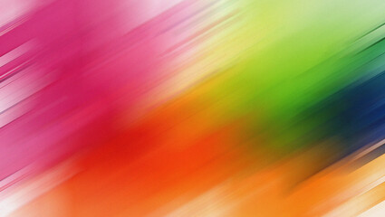 Diagonal Streaks of Pink Orange Green and Blue Abstract Background Keywords: abstract, background, color, diagonal, streaks, motion, blur, gradient, spectrum, vibrant, bright, light, pink, orange