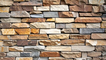 Obraz premium Multi-toned stone wall texture