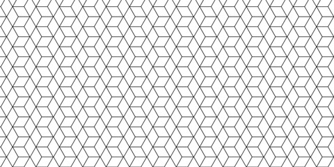 Fototapeta premium Vector grid line box and metal cube creative geometric fabric abstract tiles gradient web tech connection triangle diamond honeycomb hexagon art. 