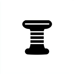 Column pillar icon. A simple image of a column or pillar, shown as a vector graphic. It looks real and is on a white background.
