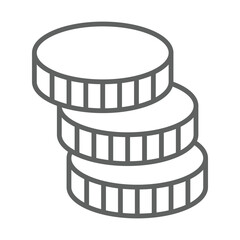 Coin Stack icon design