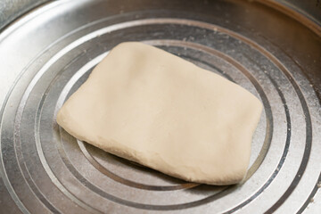 手打ちうどん　生地作り