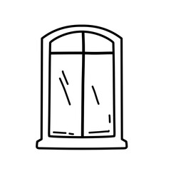 handdrawn glass window