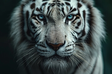 Tiger portrait close up