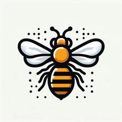 Cartoon Bee Illustration.
