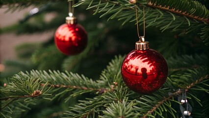 Obraz premium christmas tree decorations
