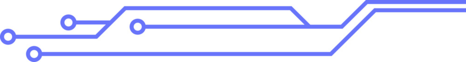 Obraz premium Tech Line Element
