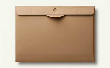 Cardboard envelope with reinforced edges