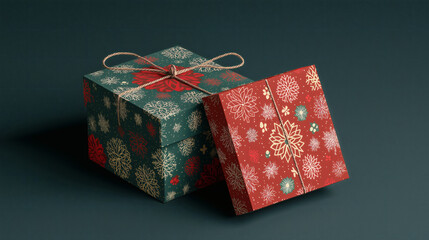 Rustic Christmas Gift Boxes