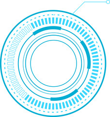 Futuristic Interface Circle
