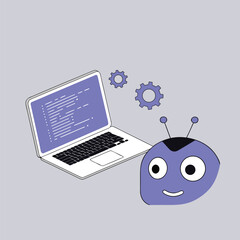 A clean and contemporary isometric illustration featuring geometric shapes and a vibrant color palette, perfect for digital or print applications.