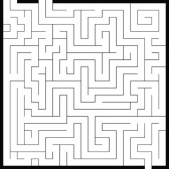 Find the right way. children puzzle games. difficulty level square maze games. labyrinth puzzles for development of intelligence in child and an adult
