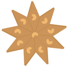 Kaju Katli Illustration