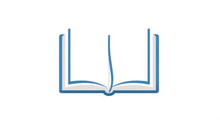 Elegant open book symbol representing knowledge, learning, and wisdom, perfect for educational or informational content seeking clarity and insight.