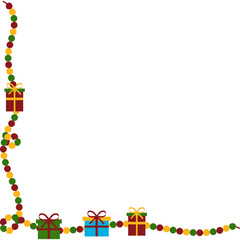 Christmas Corner with Gift