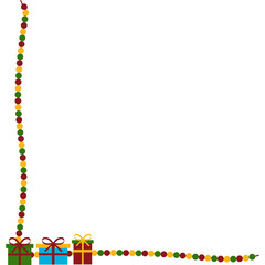 Christmas Corner with Gift