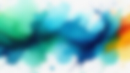 Soft Abstract Blend of Green Blue Orange and Yellow Colors with White Space Keywords: abstract, background, gradient, blend, color, green, blue, orange, yellow, white, soft, smooth, blurred