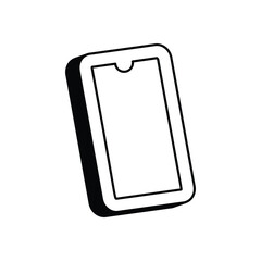 Smartphone Glyph Vector Icon