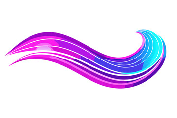 Modern abstract digital background featuring vertical ripple wave patterns in soft blue, purple, and pink gradient tones. Perfect for use in graphic design, web design, presentations, wallpapers, digi