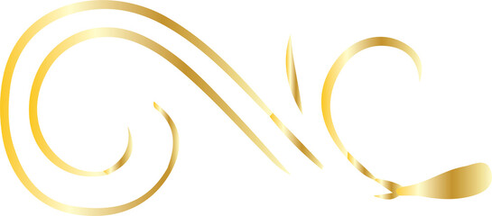 Golden Wedding Elements